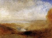 Joseph Mallord William Turner Landscape with a River and a Bay in the Background USA oil painting artist